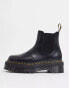 Фото #2 товара Dr Martens 2976 flatform chelsea boots in black