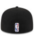 ფოტო #4 პროდუქტის Men's White, Black Portland Trail Blazers Back Half 59FIFTY Fitted Hat