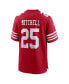 Men's Elijah Mitchell Scarlet San Francisco 49Ers Team Player Game Jersey