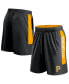 ფოტო #1 პროდუქტის Men's Black Pittsburgh Pirates Win the Match Defender Shorts