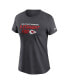Фото #2 товара Women's Anthracite Kansas City Chiefs Eight-Time AFC West Division Champions T-shirt