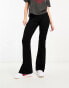 Vero Moda jersey flares with high waist in black Черный, L - EU 40 - фото #1