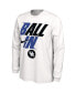 Фото #3 товара Men's White Kentucky Wildcats Ball In Bench Long Sleeve T-shirt