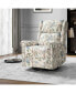 Фото #2 товара Ahlen Floral Wooden Upholstery Recliner with Swivel Base
