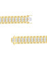 Men's Diamond Link Bracelet (1 ct. t.w.) in Sterling Silver & 14k Gold-Plate