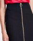 Фото #6 товара Women's Ponte Zip-Front Pencil Skirt, Created for Macy's