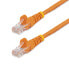 Фото #3 товара StarTech.com Cat5e Patch Cable with Snagless RJ45 Connectors - 3m - Orange - 3 m - Cat5e - U/UTP (UTP) - RJ-45 - RJ-45