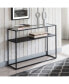 Фото #6 товара Nellie Console Table with Solid Metal Shelf