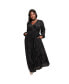 Plus Size 1970s Maxi Dress