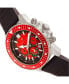 Фото #3 товара Часы и аксессуары Nautis Мужские наручные часы Caspian Rubber - Черный/Красный, 45 мм