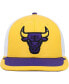 Men's Yellow, Purple Chicago Bulls Day One Snapback Hat