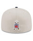 Фото #3 товара Men's Stone, Navy Tennessee Titans 2023 Salute To Service 59FIFTY Fitted Hat