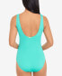 Фото #2 товара Lauren Ralph Lauren Beach Club Ruffle Surplice One-Piece Light Aqua Size 16