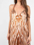 Фото #2 товара Платье макси Pinko "Parlami" - длинное, с подкладкой, с V-образным вырезом, с глубоким вырезом на спине.