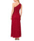 Women's Sequined One-Shoulder Gown