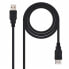 Фото #1 товара NANOCABLE Nanowire USB-A 2.0 To USB-B 2.0 cable 3 m