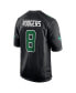 Men's Aaron Rodgers Black New York Jets Fashion Game Jersey