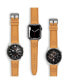 Фото #8 товара Unisex Lacandon Wheat Genuine Leather Universal Smart Watch Strap 20mm