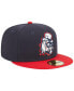 Фото #4 товара Men's Navy Tulsa Drillers Theme Nights Sound 59FIFTY Fitted Hat