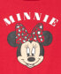 Little Girls Long Sleeve Minnie Mouse Leopard Dress