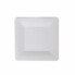 Фото #2 товара Посуда одноразовая Algon Набор квадратный белый из картона 18 см (36 штук)