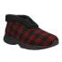 Easy Spirit Treepose Plaid Bootie Womens Black, Red Casual Slippers E-TREEPOSE2