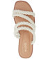 Фото #4 товара Women's Tritoney Braided Strappy Slide Flat Sandals