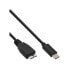 Фото #1 товара InLine USB 3.2 Gen.1x2 Cable - USB-C male / Micro-B male - black - 0.5m