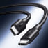 Фото #9 товара Kabel przewód USB-C PD QC 100W 5A 480Mb/s 1.5m czarny