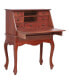 Фото #1 товара Письменный стол vidaXL из массива дерева карликового махагони 30.7"x16.5"x40.6"