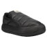Фото #2 товара Puma Suede Mayu Leather Slip On Womens Black Sneakers Casual Shoes 384430-01
