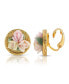 Фото #1 товара Серьги 2028 Gold Tone 3 Flower Clip