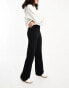 ASOS DESIGN Tall basic wide leg jersey trouser in black