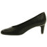 Фото #5 товара VANELi Dayle Round Toe Block Heels Pumps Womens Black Dress Casual 888381
