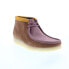 Фото #3 товара Clarks Wallabee Boot 26163074 Mens Brown Suede Lace Up Chukkas Boots