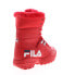 Фото #8 товара Fila Disruptor Boot 5HM00560-616 Womens Red Leather Casual Dress Boots