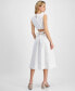 ფოტო #2 პროდუქტის Women's Mila Scoop-Neck Midi Cutout Dress