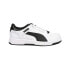 Фото #1 товара Puma Rebound Joy Low Lace Up Toddler Boys Black, White Sneakers Casual Shoes 38