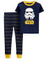 Фото #7 товара Toddler 2-Piece Star Wars™ 100% Snug Fit Cotton Pajamas 4T
