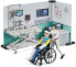 Фото #8 товара bruder 62711 - Bworld Infirmary, Doctor, Patient, Equipment, Office Equipment, Wall Shelf, Hospital Bed, Wheelchair, Background Elements - 1:16 Paramedic Hospital Emergency Service