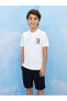 Фото #1 товара LCW Kids Polo Yaka Atatürk Baskılı Kısa Kollu Erkek Çocuk Tişört