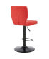 Фото #8 товара Bardot Adjustable Faux Leather Swivel Bar Stool