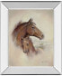 Фото #1 товара Race Horse II by Roane Manning Mirror Framed Print Wall Art, 22" x 26"
