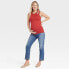 Фото #3 товара Over Belly Ankle Bootcut Maternity Pants - Isabel Maternity by Ingrid & Isabel