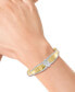 ფოტო #2 პროდუქტის EFFY® Diamond Swirl Bangle Bracelet (1-3/4 ct. t.w.) in 14k Two Tone Gold