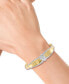 Фото #2 товара EFFY® Diamond Swirl Bangle Bracelet (1-3/4 ct. t.w.) in 14k Two Tone Gold