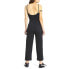 Puma Ribbed Scoop Neck Jumpsuit Womens Black Casual 531846-01