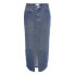 NOISY MAY Kath Slit Long Vi477Mb Denim Skirt