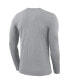 Фото #4 товара Men's Gray Boise State Broncos Logo Stack Legend Performance Long Sleeve T-shirt