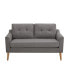 Astrid 56" 2-Pc. Loveseat and Ottoman Set